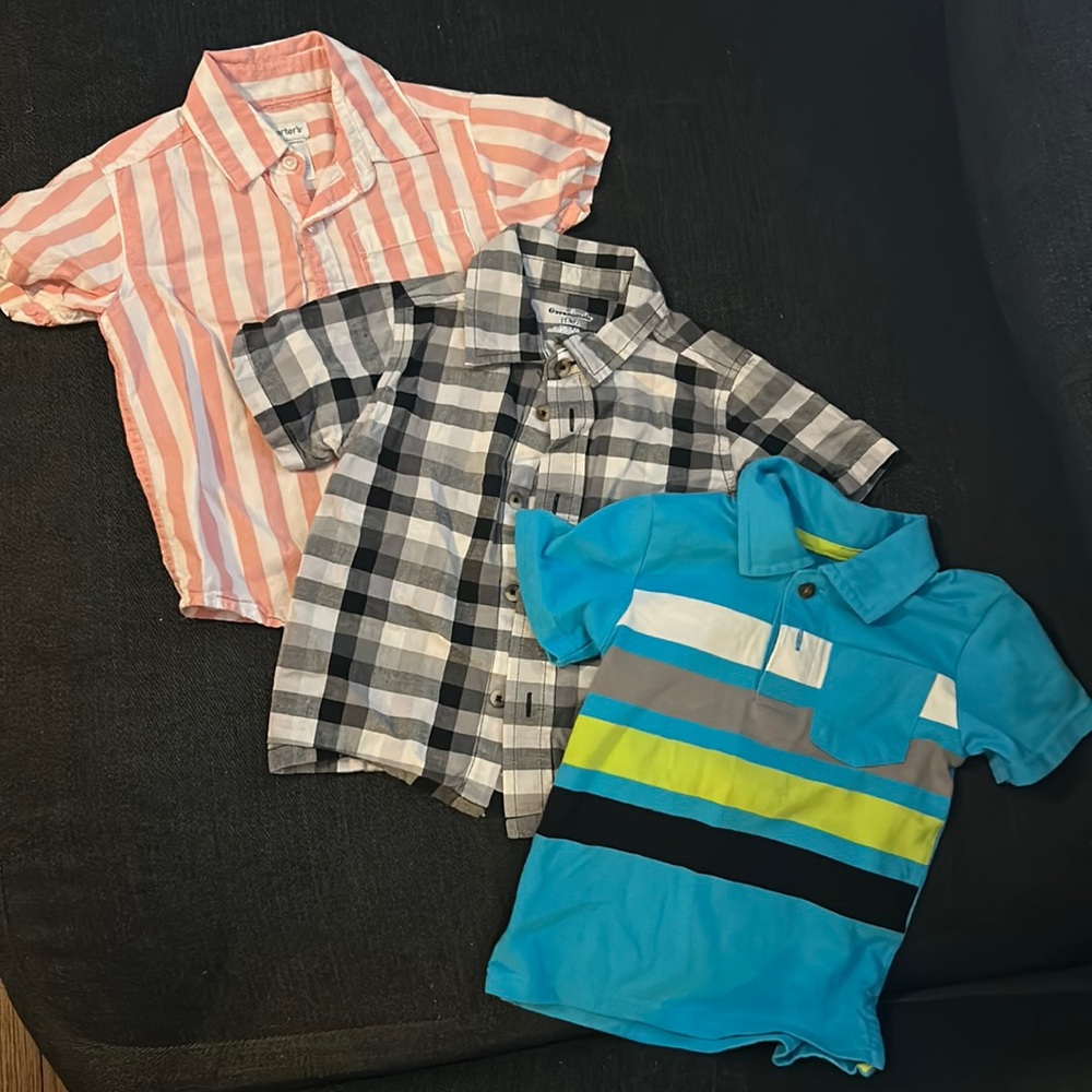 Polo button down set of 3